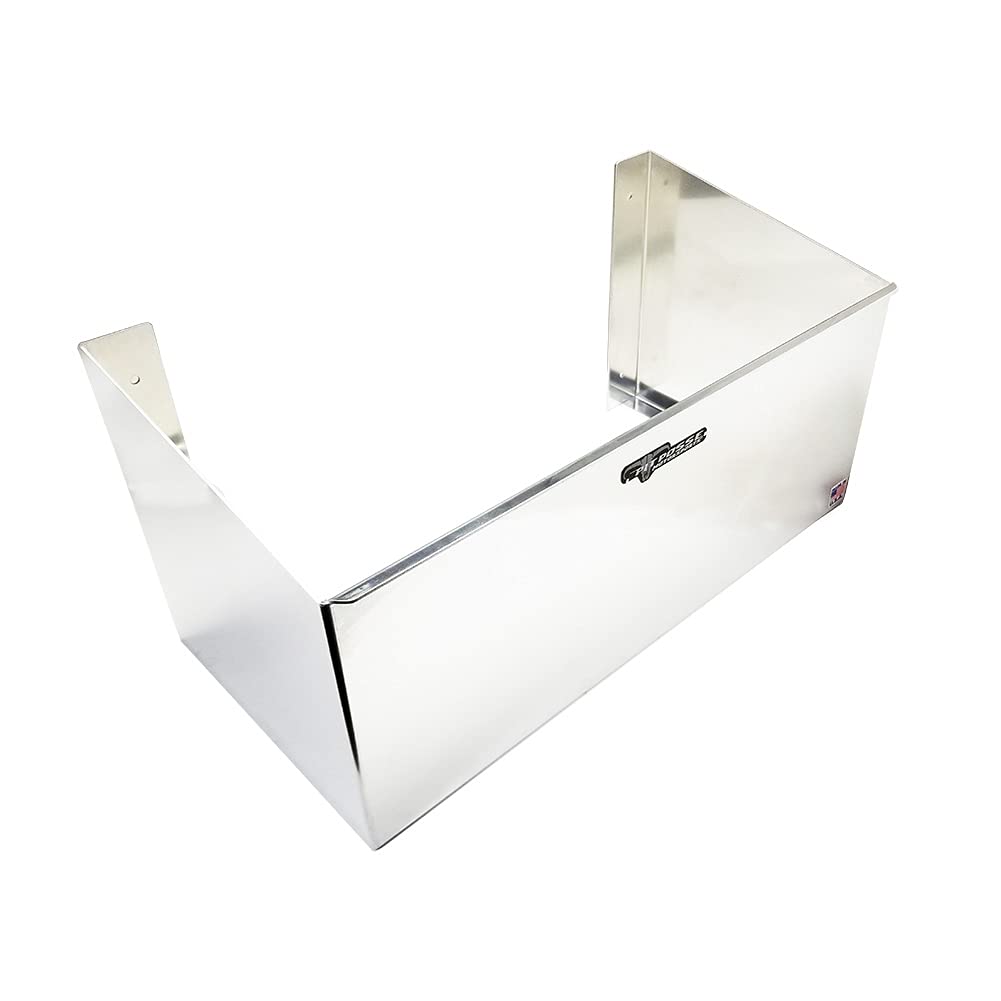 Double Utility Fuel Jug Holder Storage Rack Shelf - Holds Two 5-Gallon Jugs - Anti-Rusting Aluminum M397