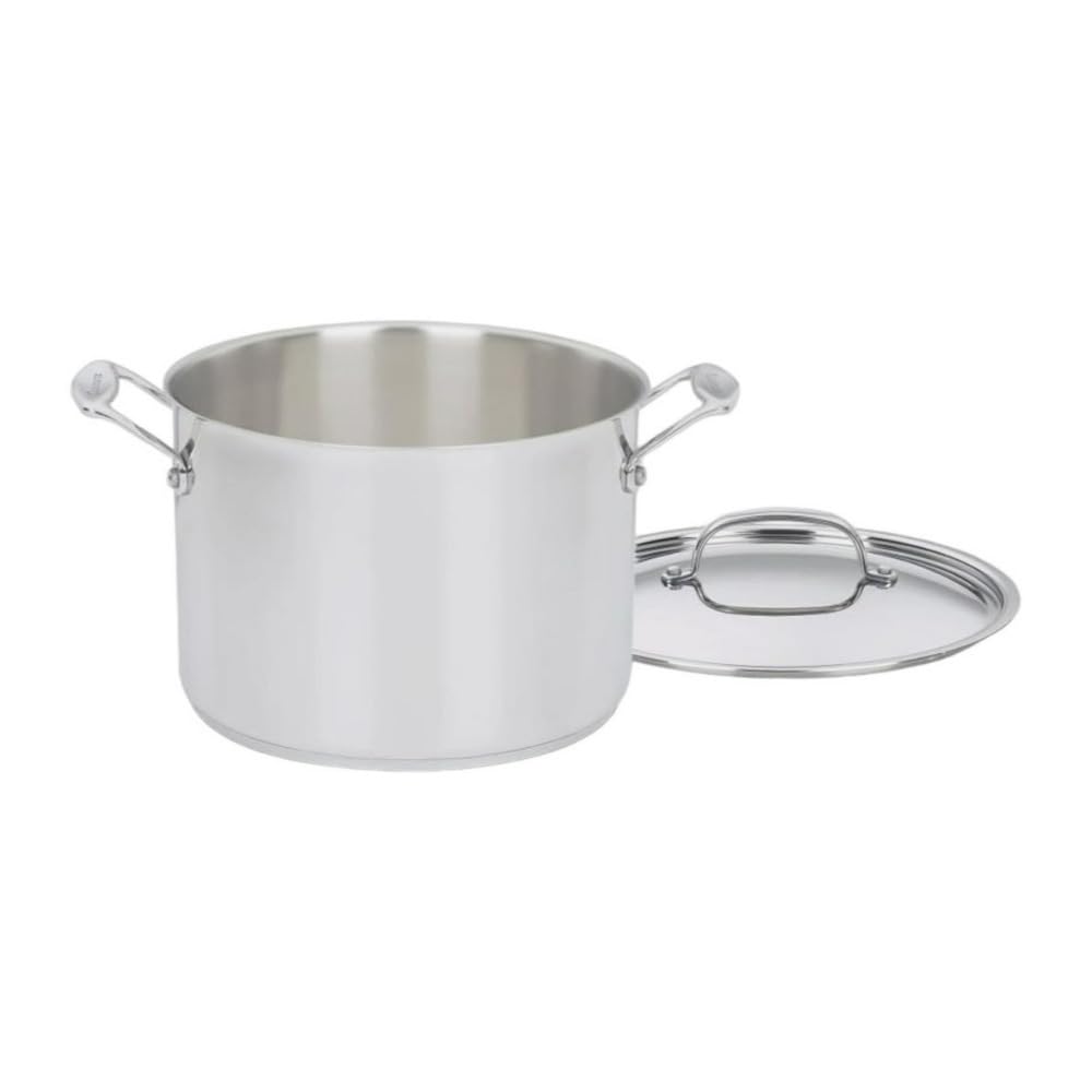 8-Quart Stainless Steel Stockpot with Cover V8949