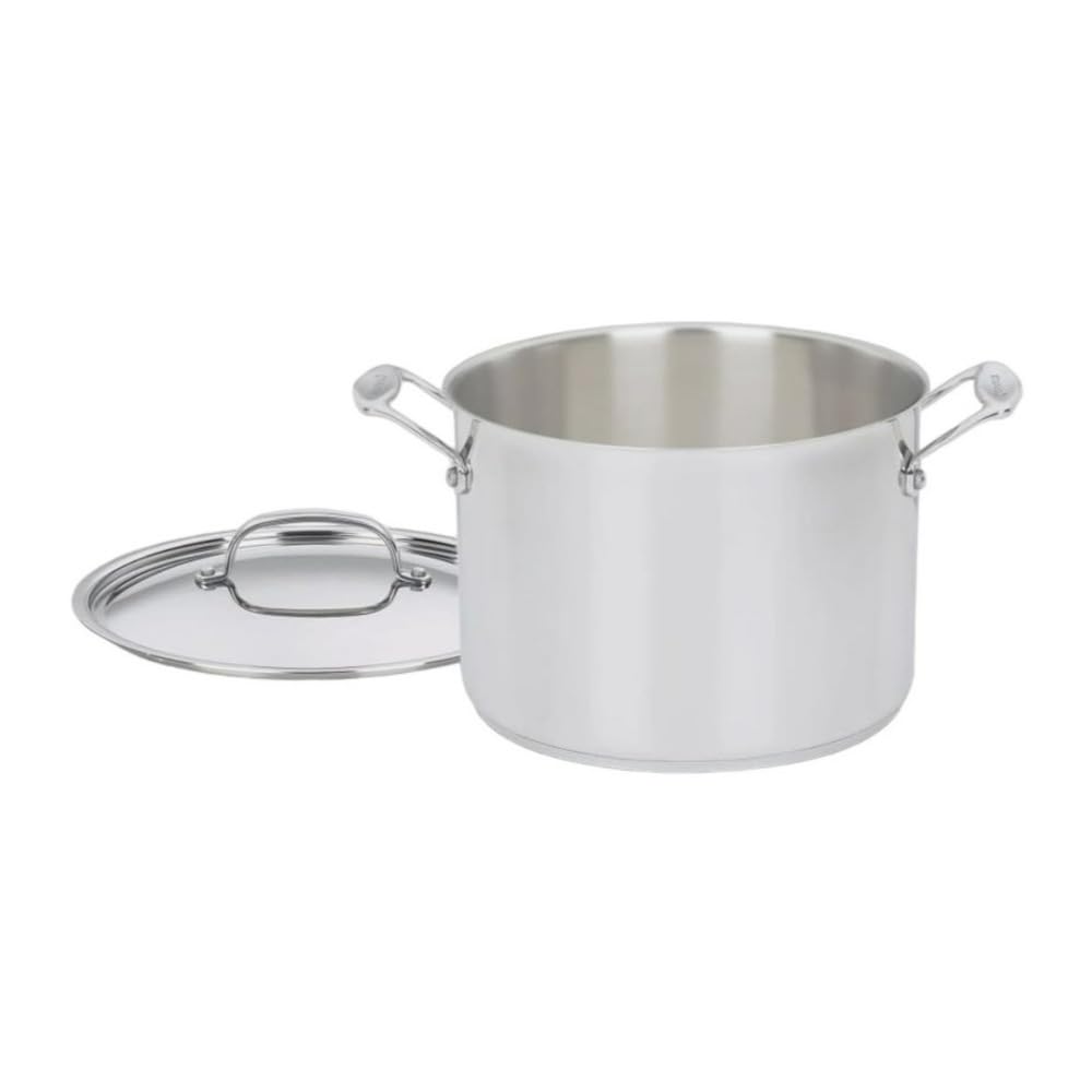 8-Quart Stainless Steel Stockpot with Cover V8949