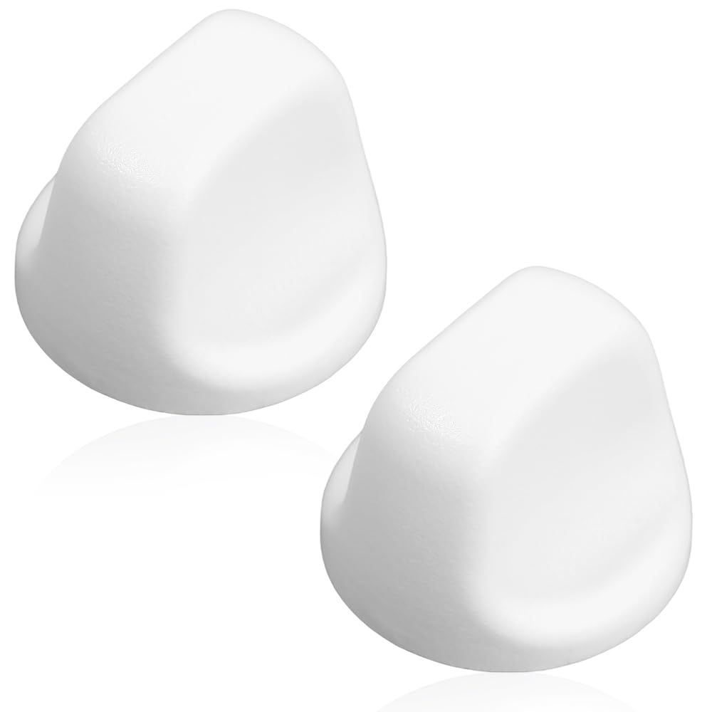 White Range Hood Knob 2Pcs K997327