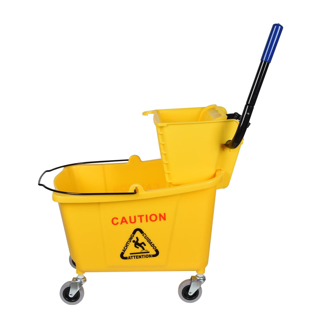 Commercial Mop Bucket on Wheels, 35-Quart H61981