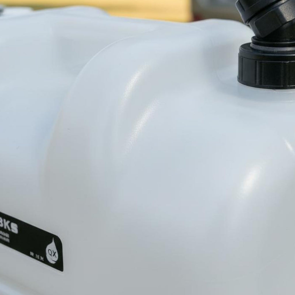 Portable Water Container with Faucet, Wheels, Black O855