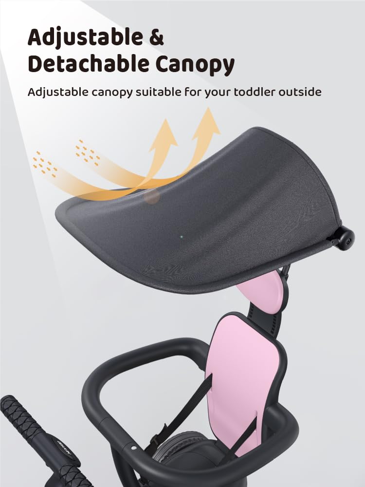 6-in-1 Tricycle for Toddlers 1-3 Y511