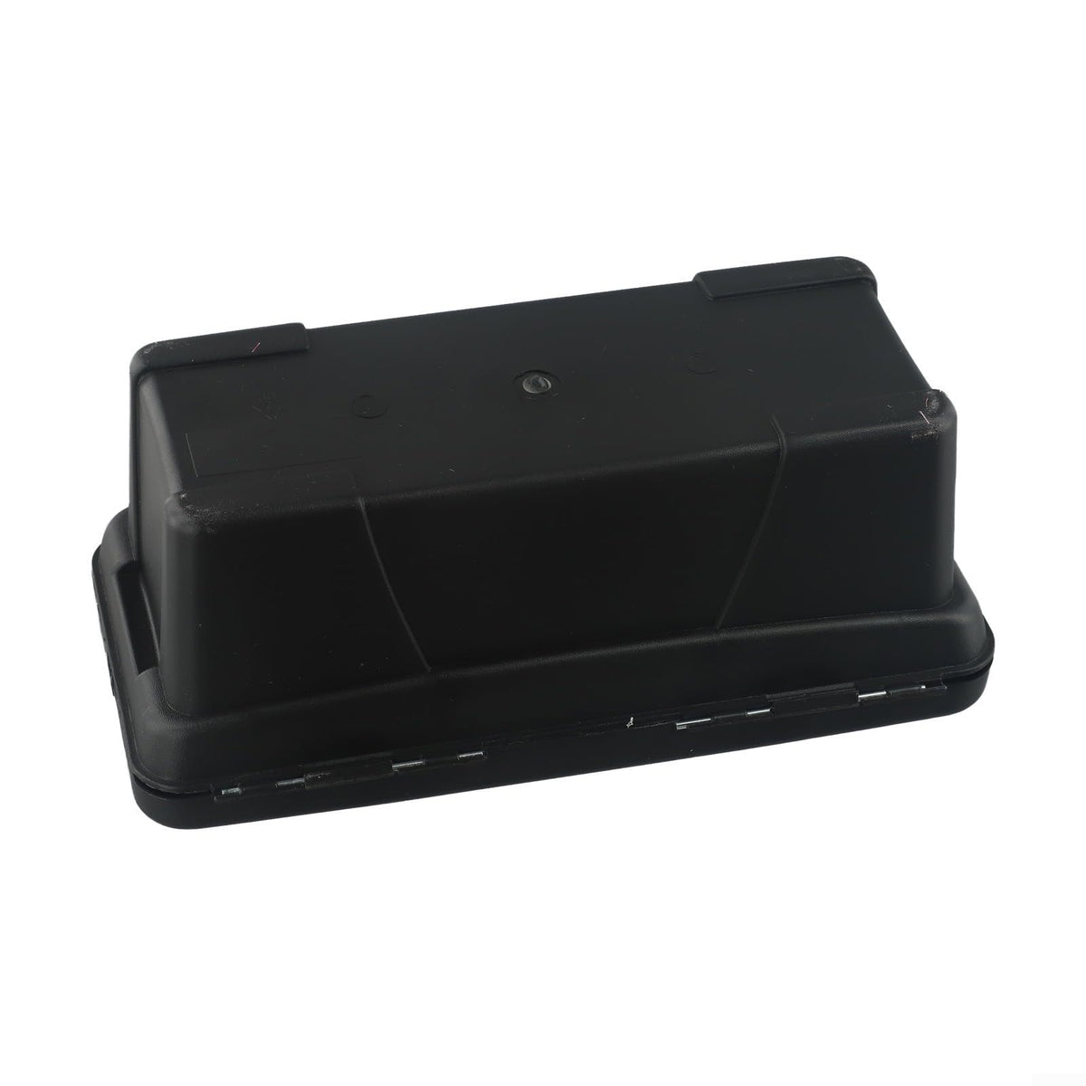 10-Inch Plastic Tool Box with Reinforced Handle and Secure Latches Y808626