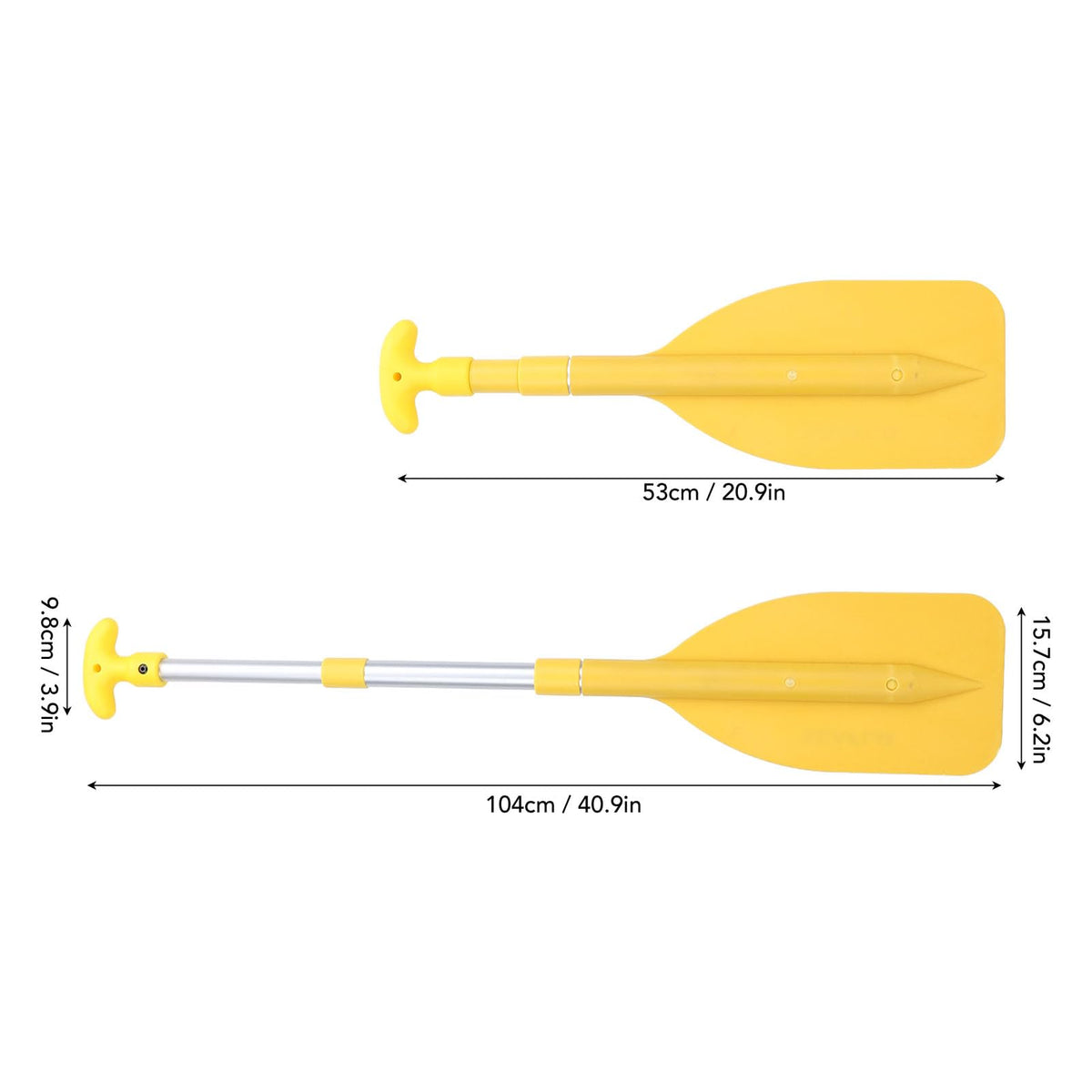 Pack of 2 Telescopic Kayak Paddles Y3432