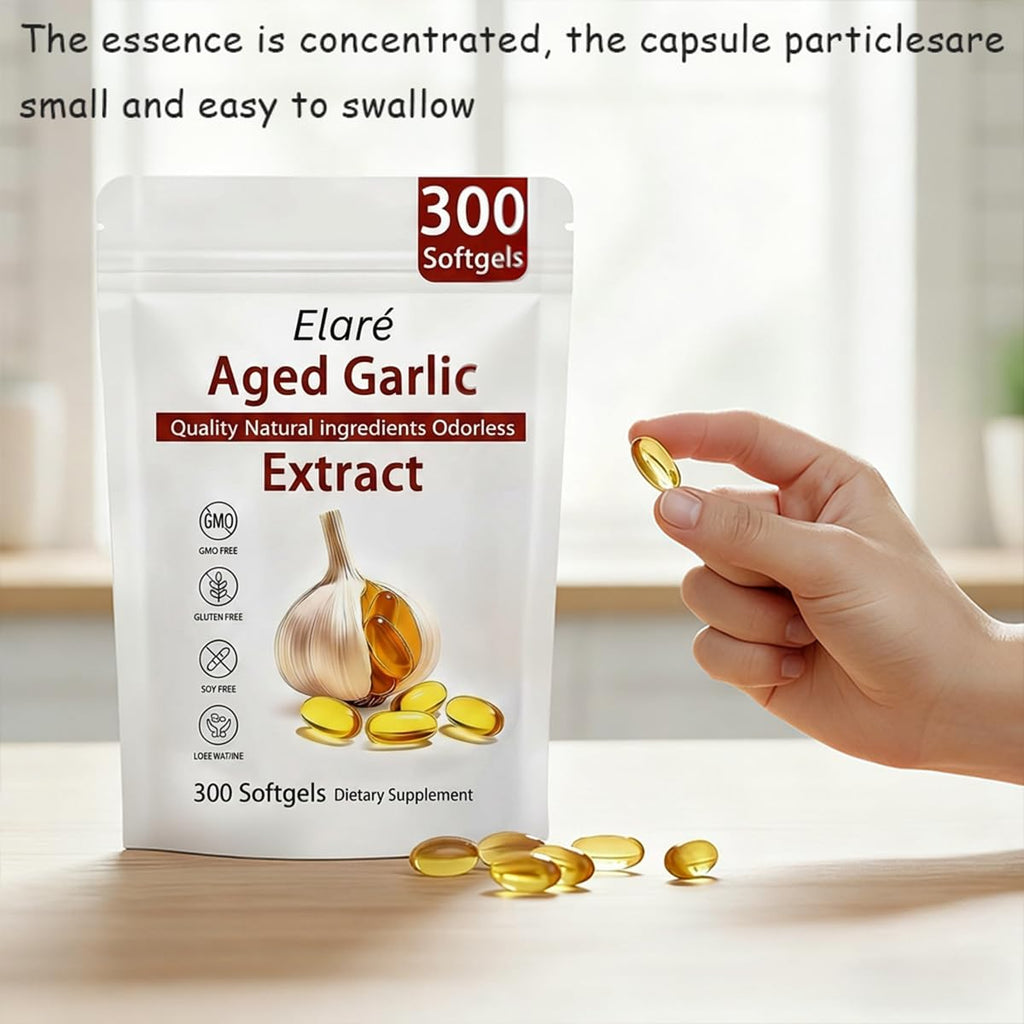 Odorless Organic Aged Garlic Extract Supplement V8443