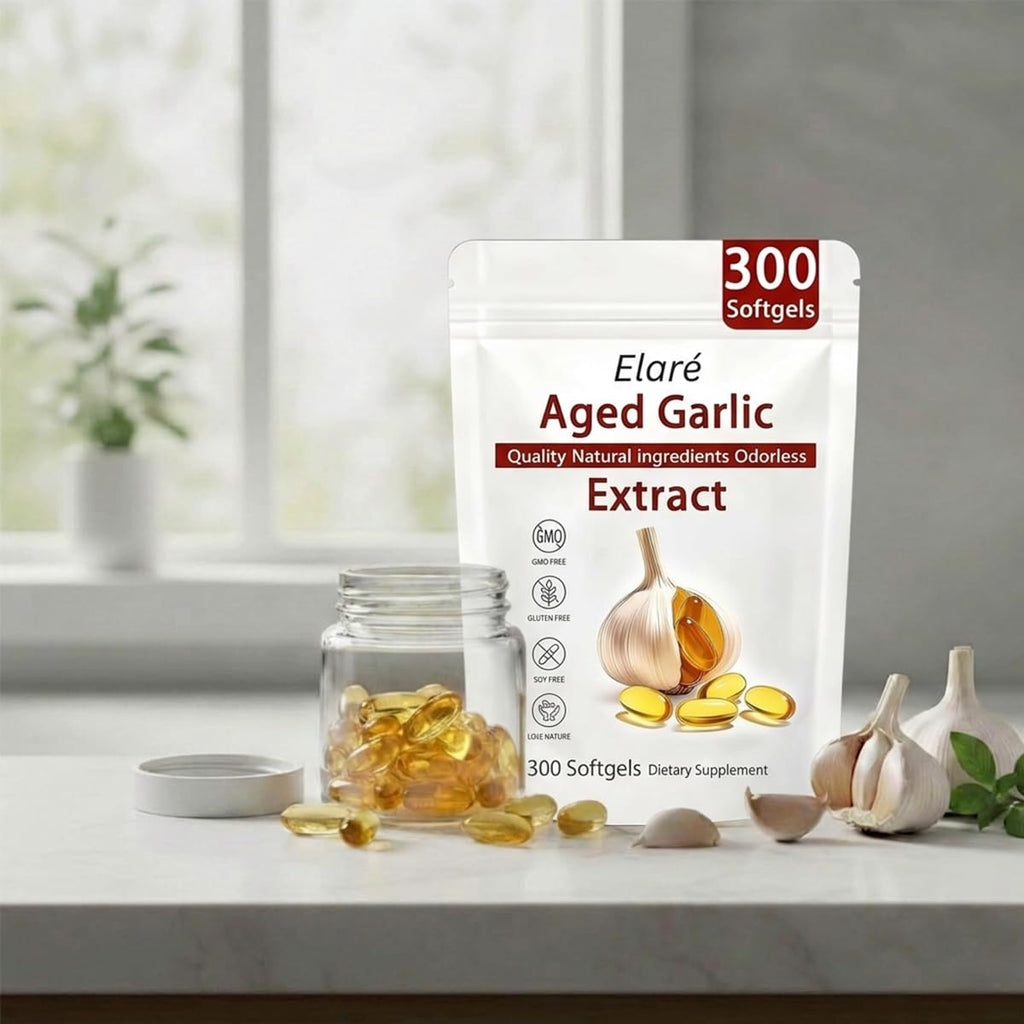Odorless Organic Aged Garlic Extract Supplement V8443