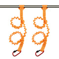 Stretchable Kayak Paddle Leash with Locking Carabiner E167084