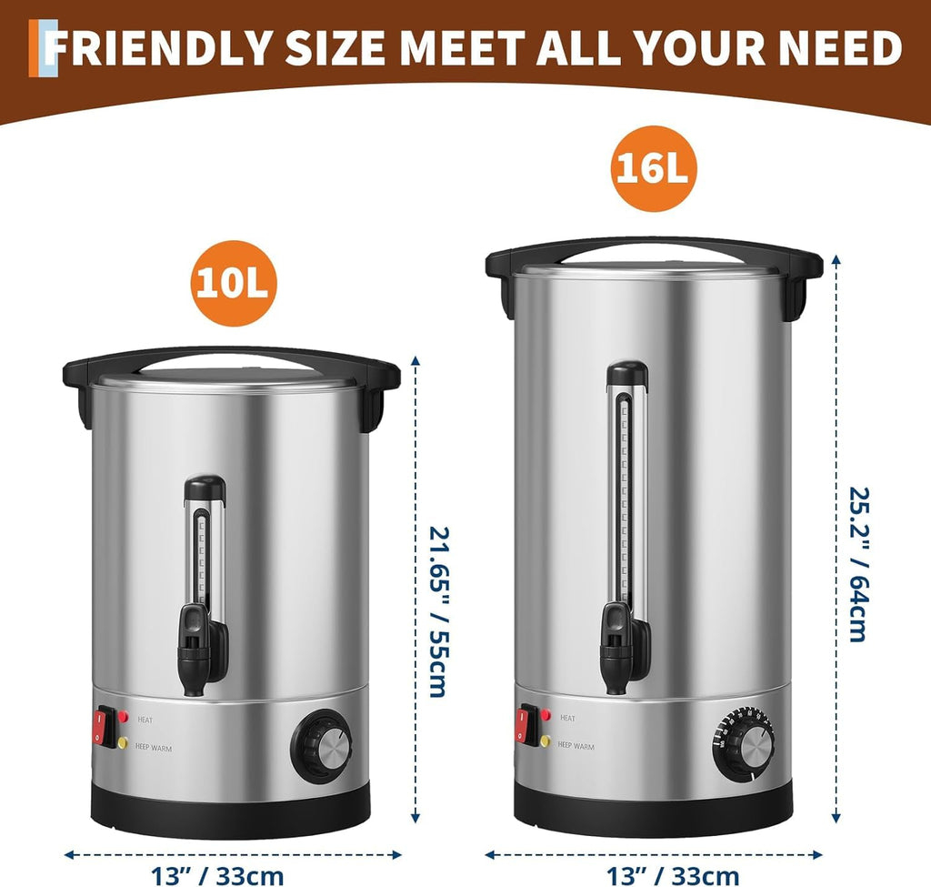 70 Cup Stainless Steel Commercial Coffee Urn Z3824