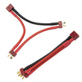 12AWG T Plug Serial Series Connector & Parallel Y-Harness Adapter Silicone Wire F543922