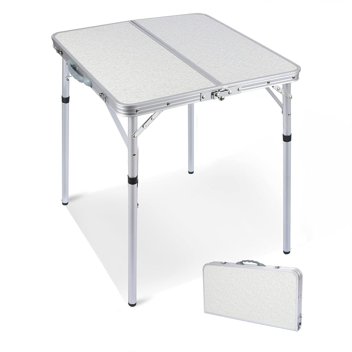 Small Square Folding Aluminum Camping Table F84712