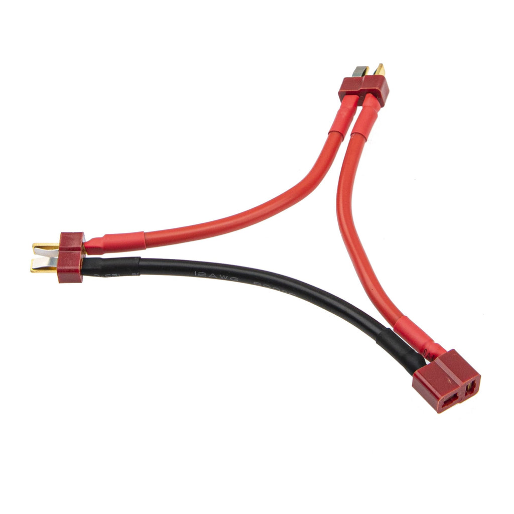 12AWG T Plug Serial Series Connector & Parallel Y-Harness Adapter Silicone Wire F543922