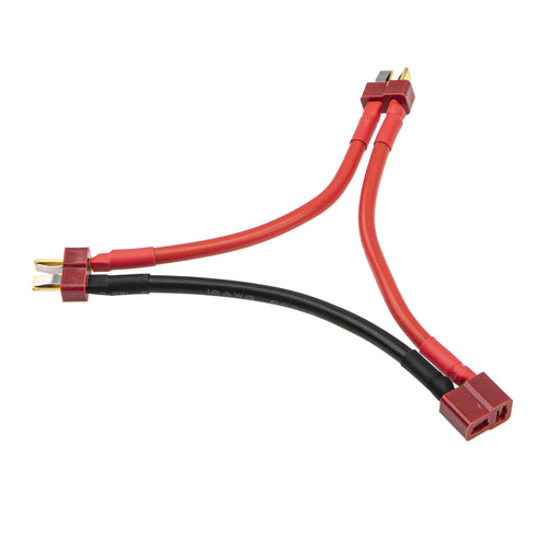 12AWG T Plug Serial Series Connector & Parallel Y-Harness Adapter Silicone Wire F543922