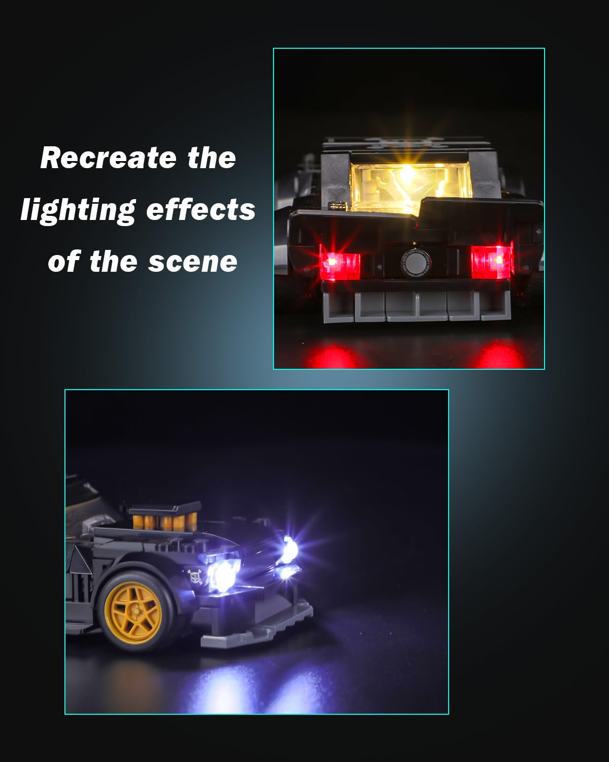 LED Lighting Set Compatible with Building Blocks Model V54546