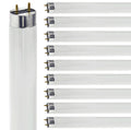 24 Inch T8 Fluorescent Tube Light Bulb 17W 3500K Neutral White G13 Bi-Pin Base 2 Foot Linear Lamp Pack of 10 H73610