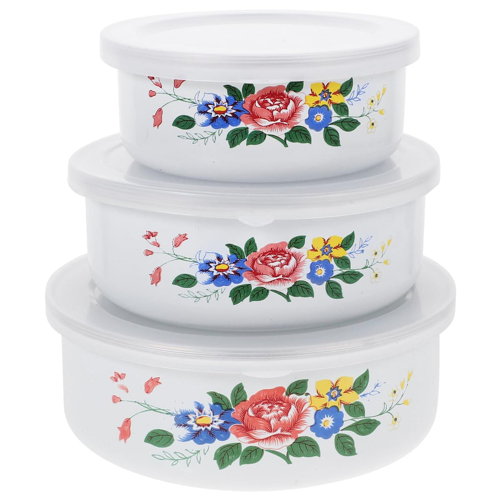 Enamel Bowls Set 3 Piece 4.72 Inch A168232