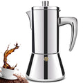 12 Cup 304 Stainless Steel Moka Pot Stovetop Espresso Maker 600ml O70405