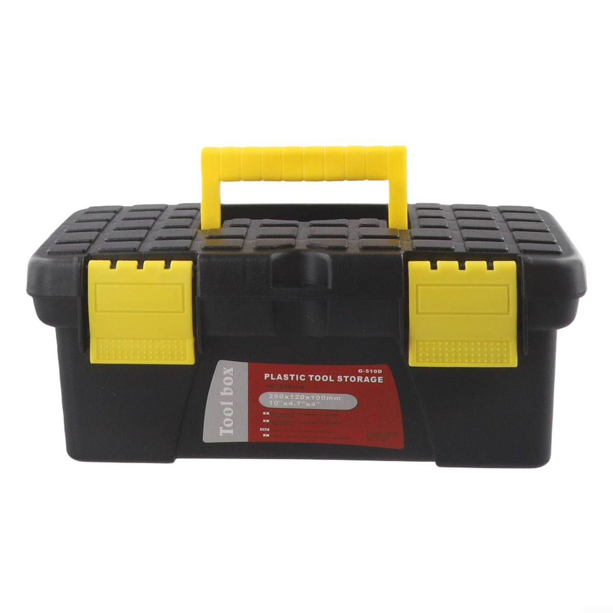 10 Inch Black Plastic Tool Storage Box H821764