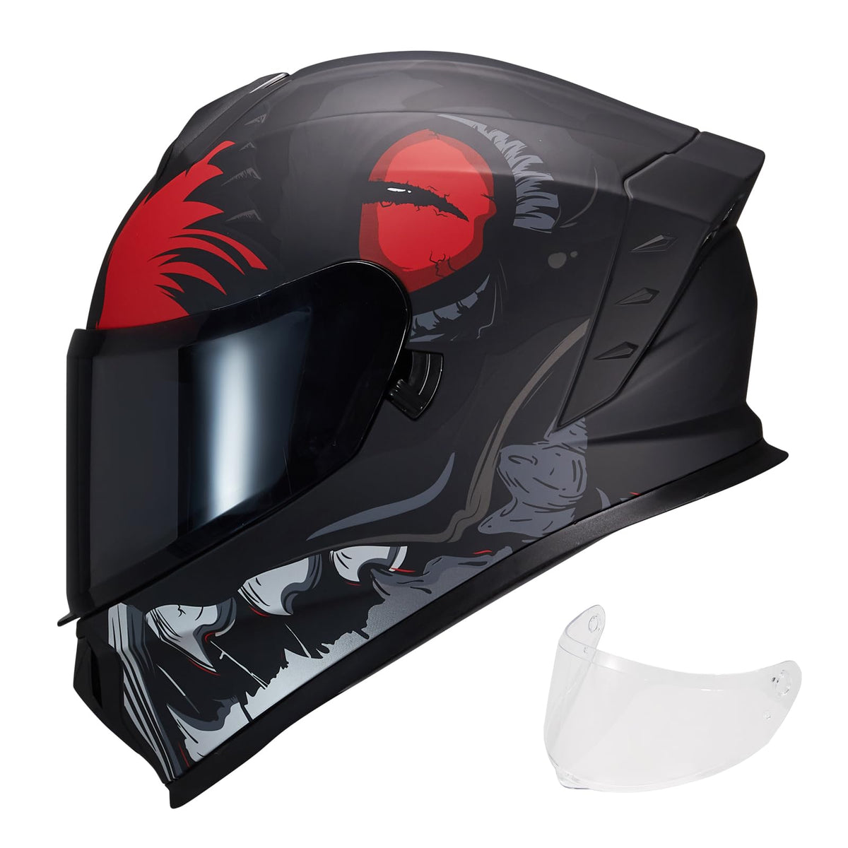 Full Face Dual Visor Motorcycle Helmet Q5183