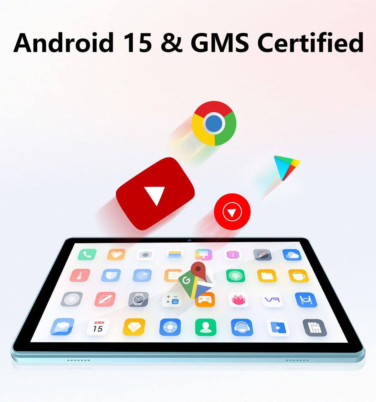 10.1 Inch Android Tablet 12GB RAM 64GB ROM Blue L216955