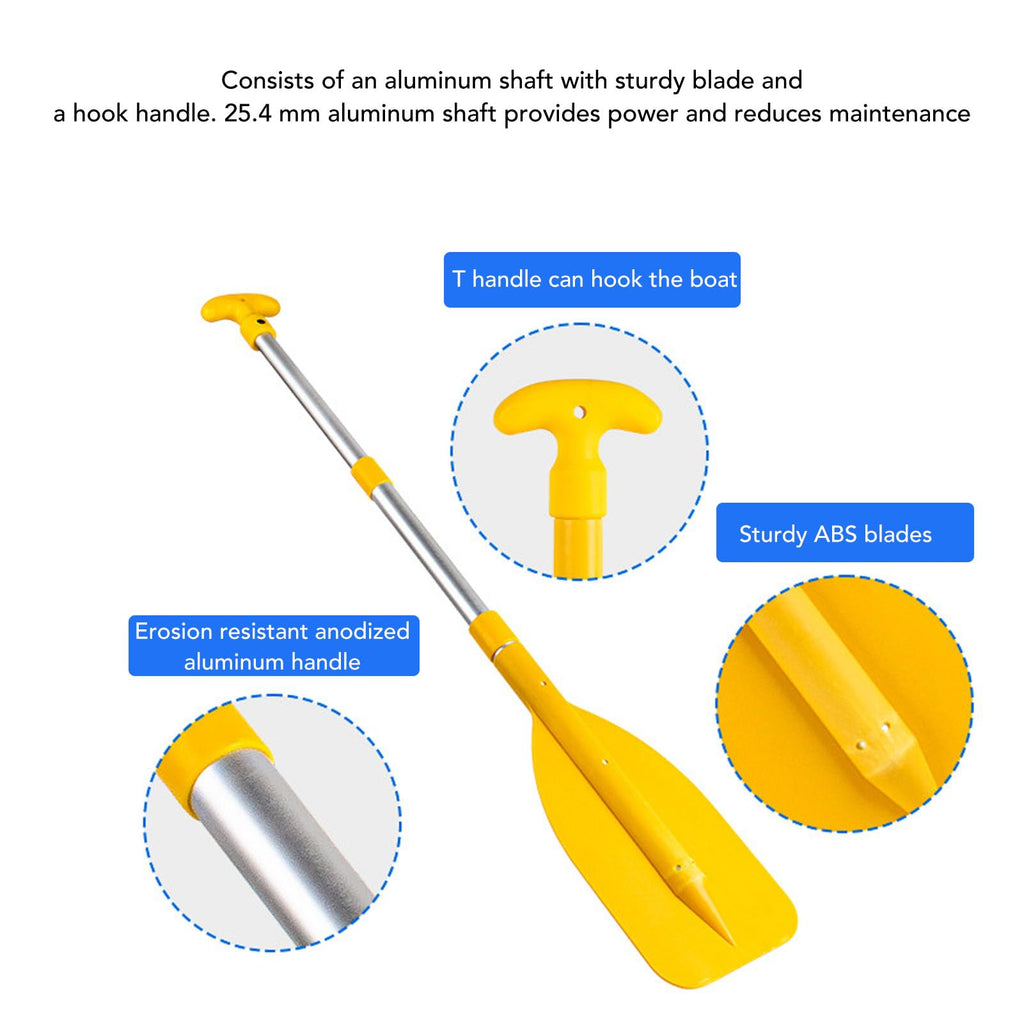Pack of 2 Telescopic Kayak Paddles Y3432