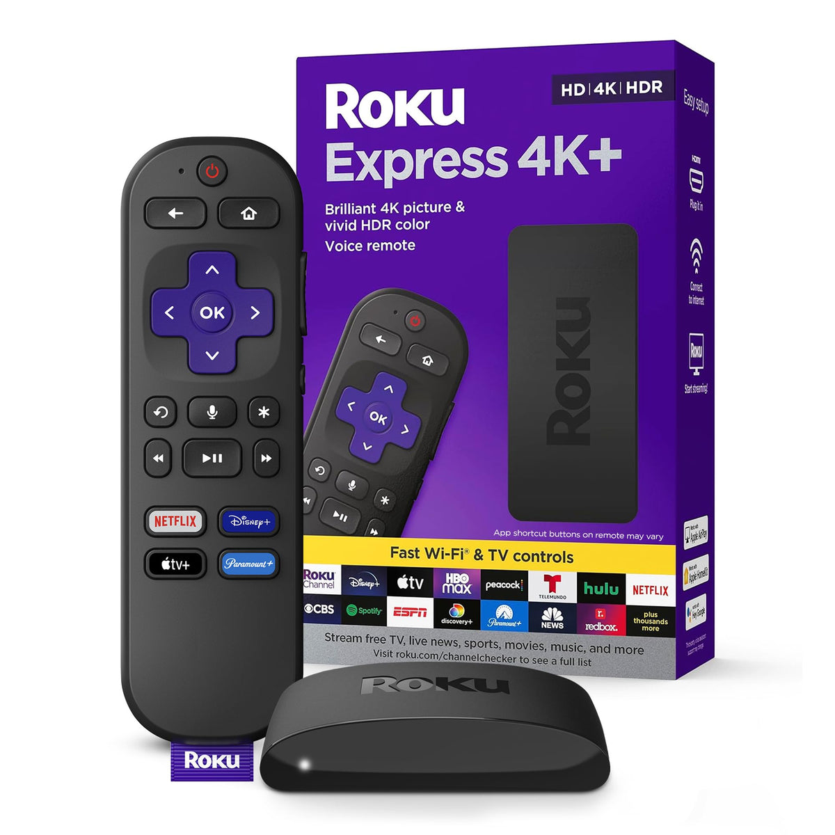 4K Streaming Device with Voice Remote D925
