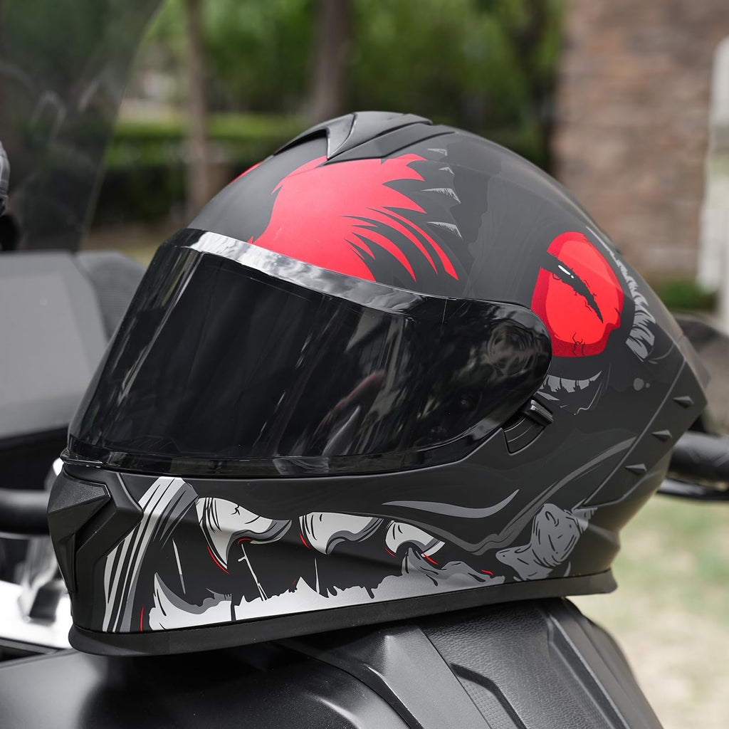 Full Face Dual Visor Motorcycle Helmet Q5183