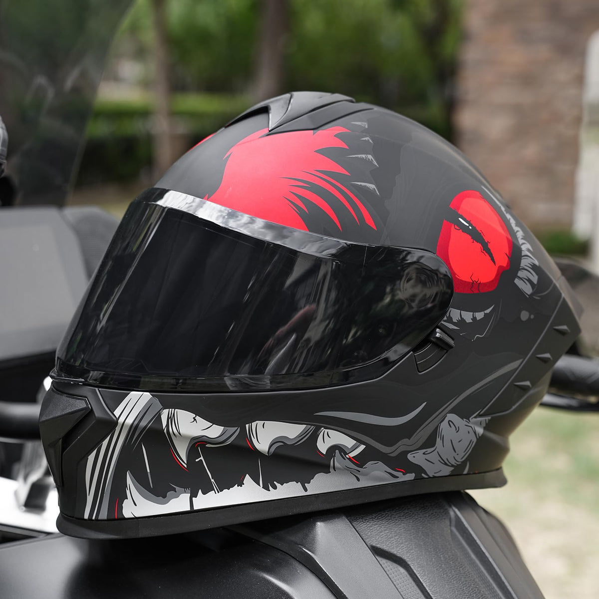Full Face Dual Visor Motorcycle Helmet Q5183