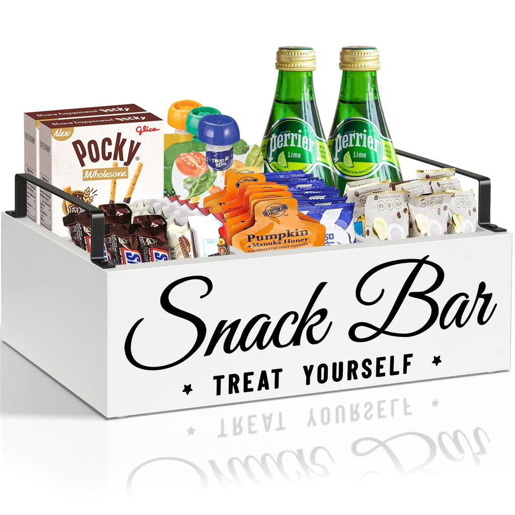 Wood 4 Compartment Snack Organizer D765364