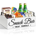 Wood 4 Compartment Snack Organizer D765364