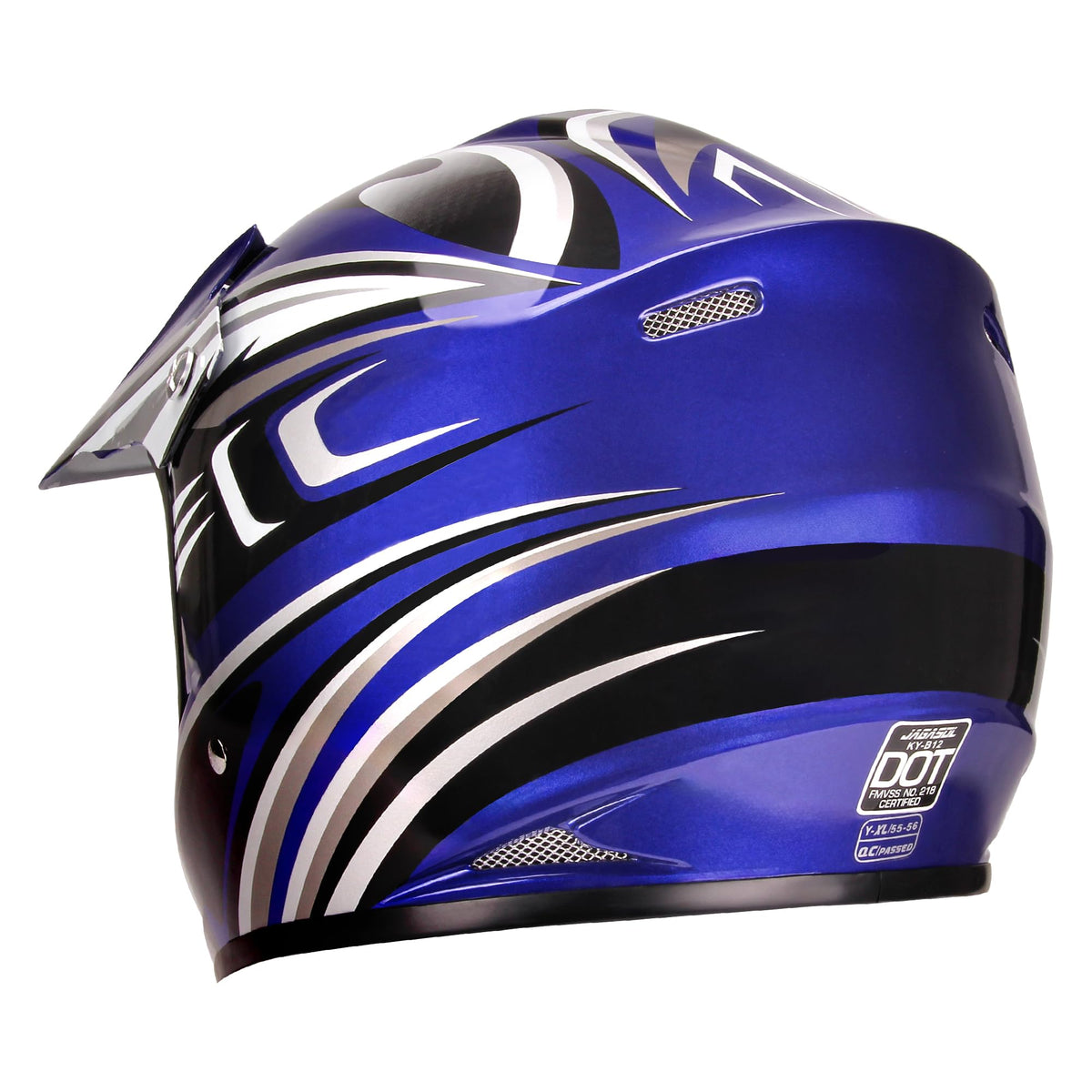 Youth Motocross Offroad Dirt Bike Helmet with Goggles DOT Approved I35683