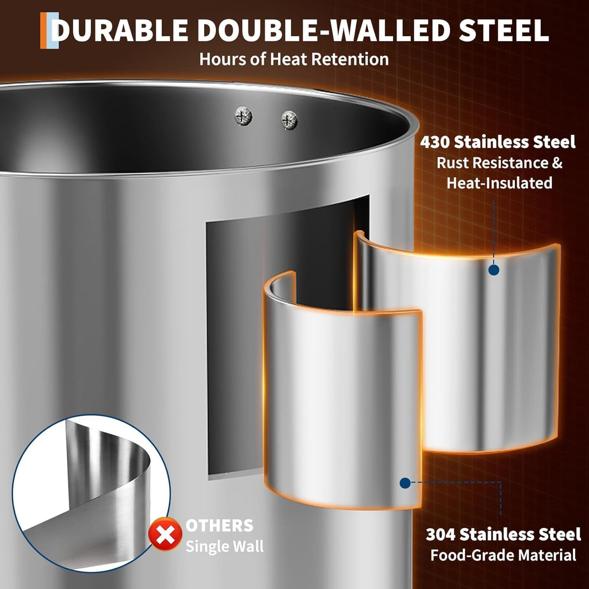 70 Cup Stainless Steel Commercial Coffee Urn Z3824