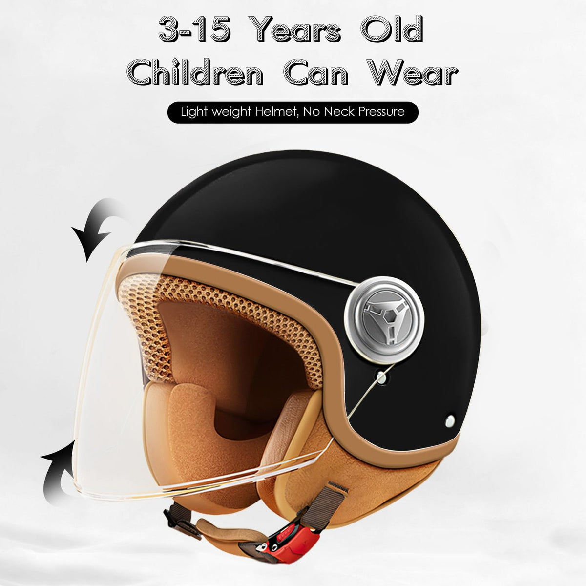 Kids 3/4 Open Face Motorcycle Helmet M13974