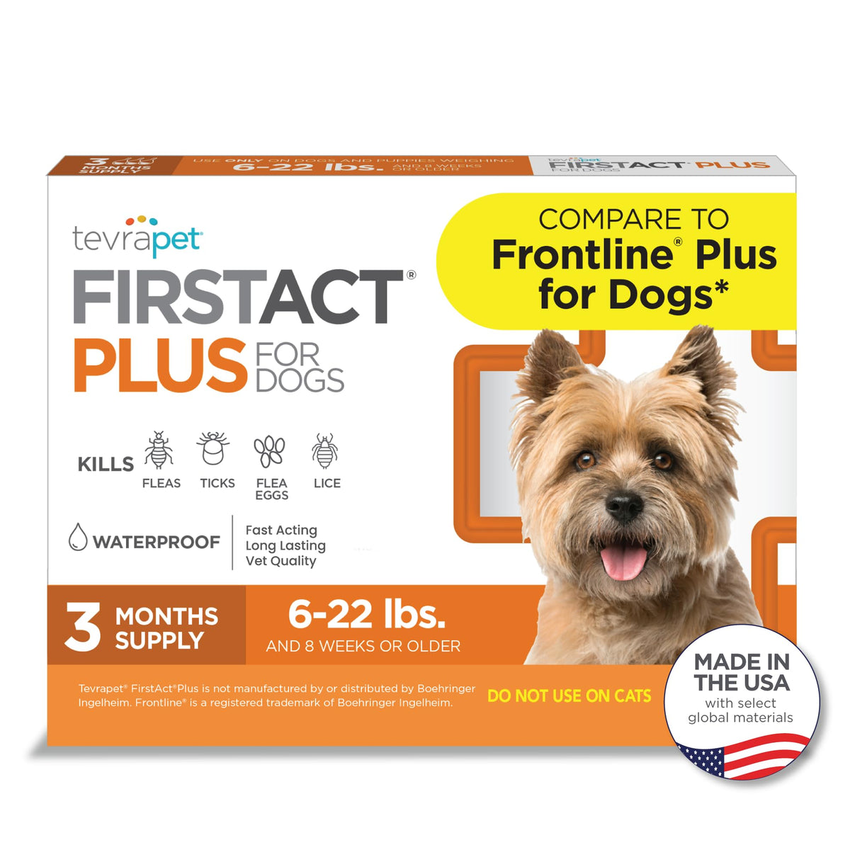 Flea Treatment for Dogs 6-22 lbs 3 Doses H728928