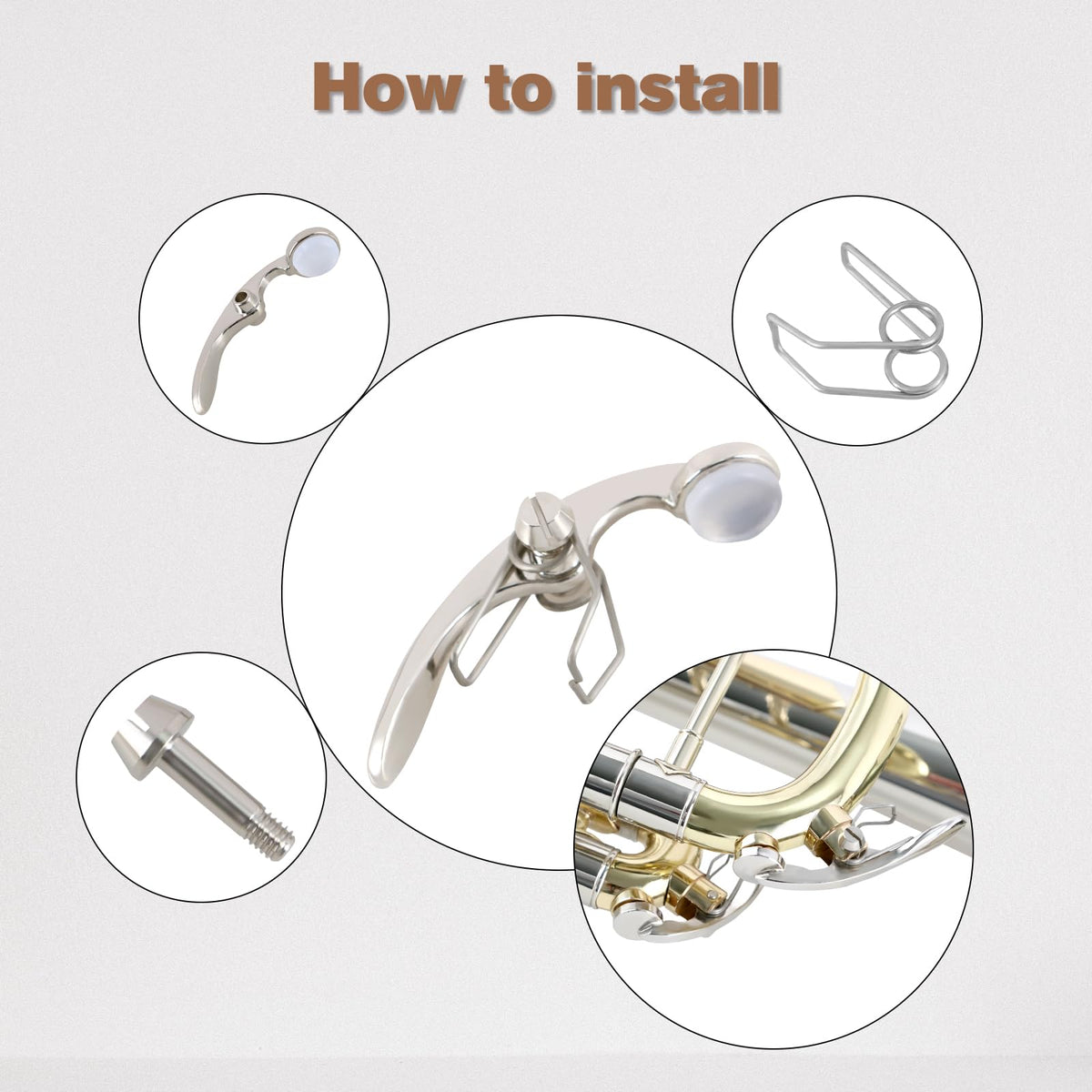 Trumpet Finger Button Repair Kit P503