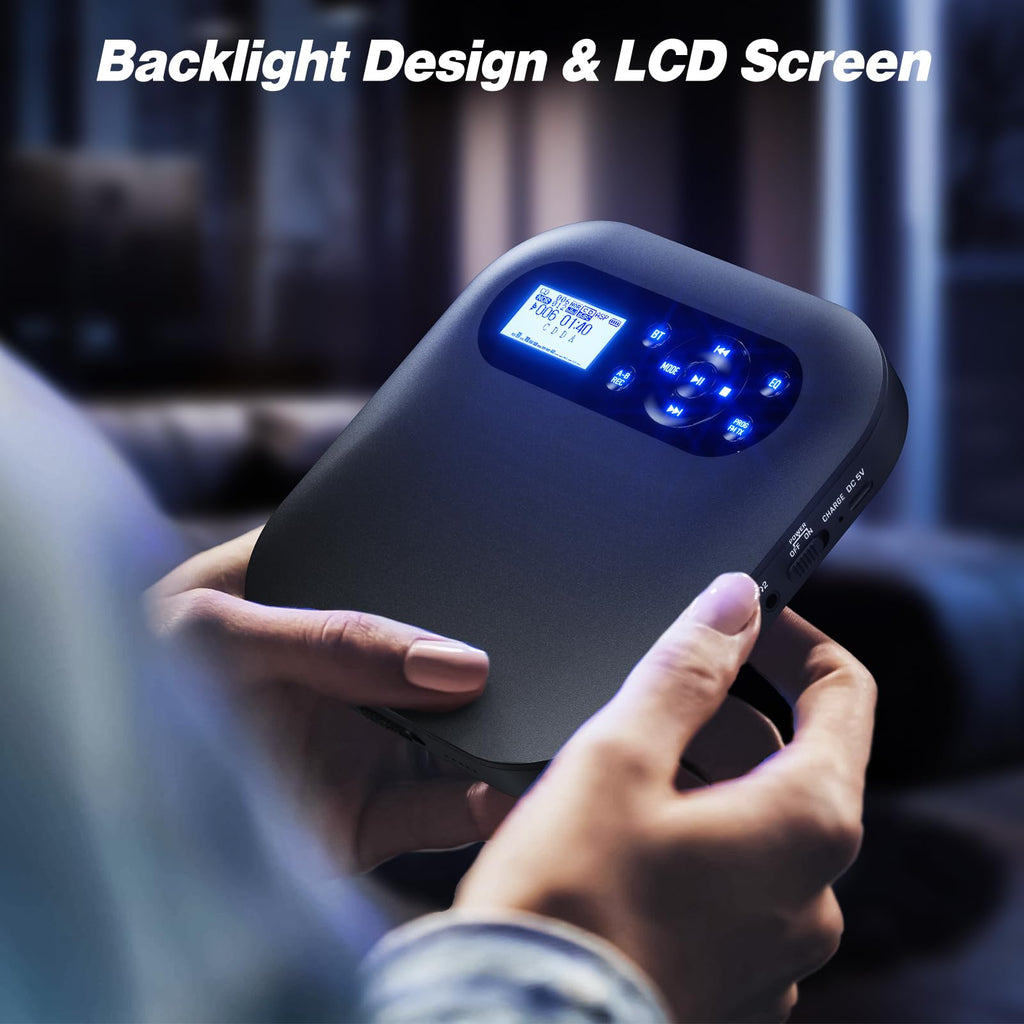 Portable CD Player with Bluetooth V9564