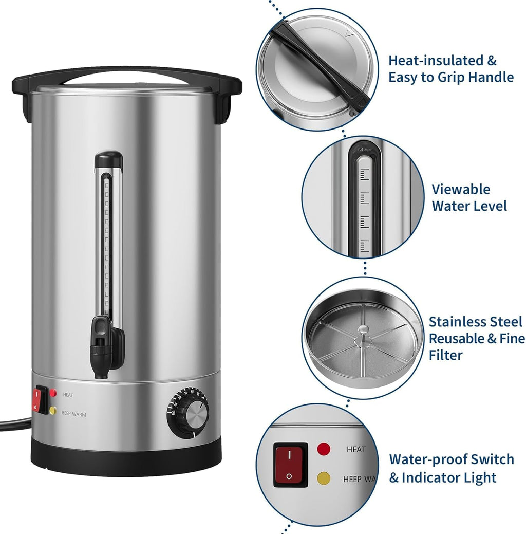 70 Cup Stainless Steel Commercial Coffee Urn Z3824