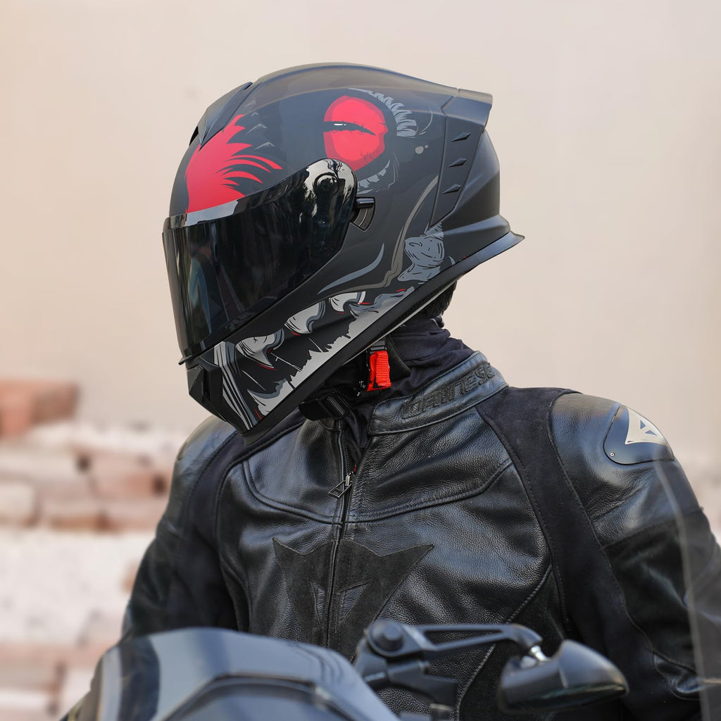 Full Face Dual Visor Motorcycle Helmet Q5183