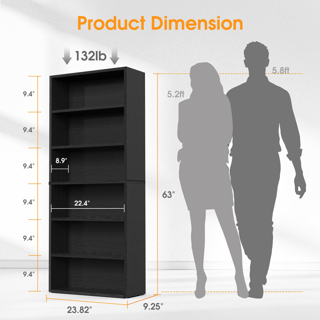 6 Shelf Bookcase G792706