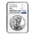 2017 $1 American Silver Eagle Coin MS70 J159