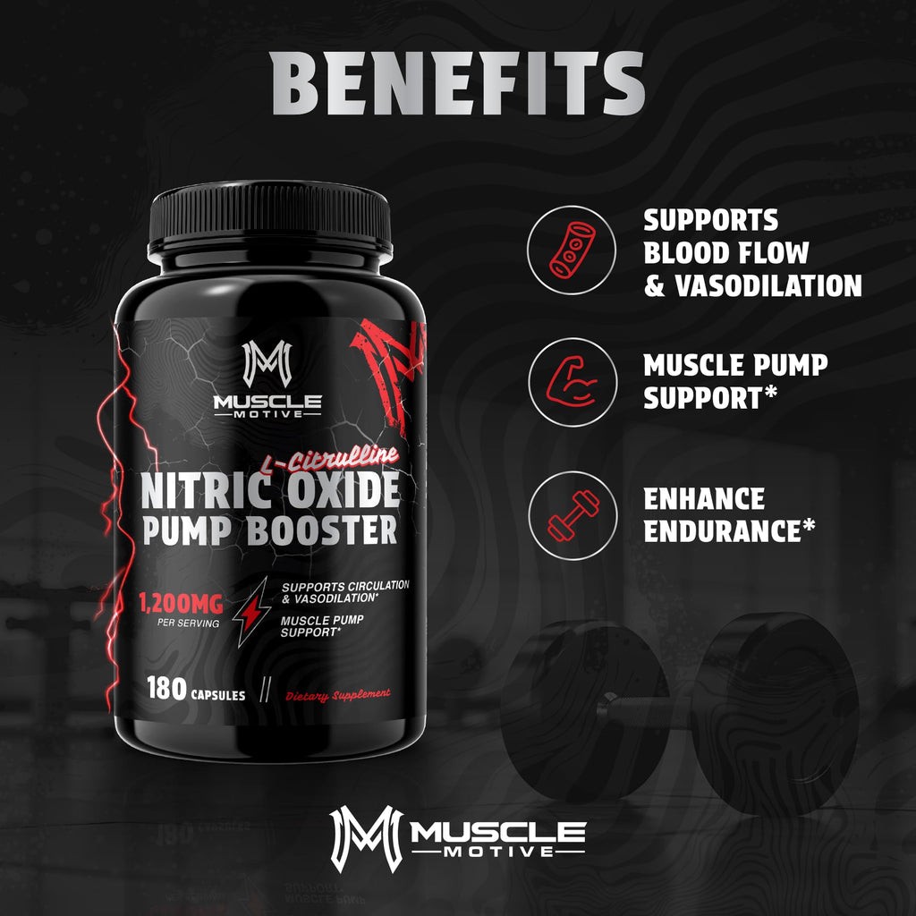 Nitric Oxide Supplement 180 Capsules Y3773