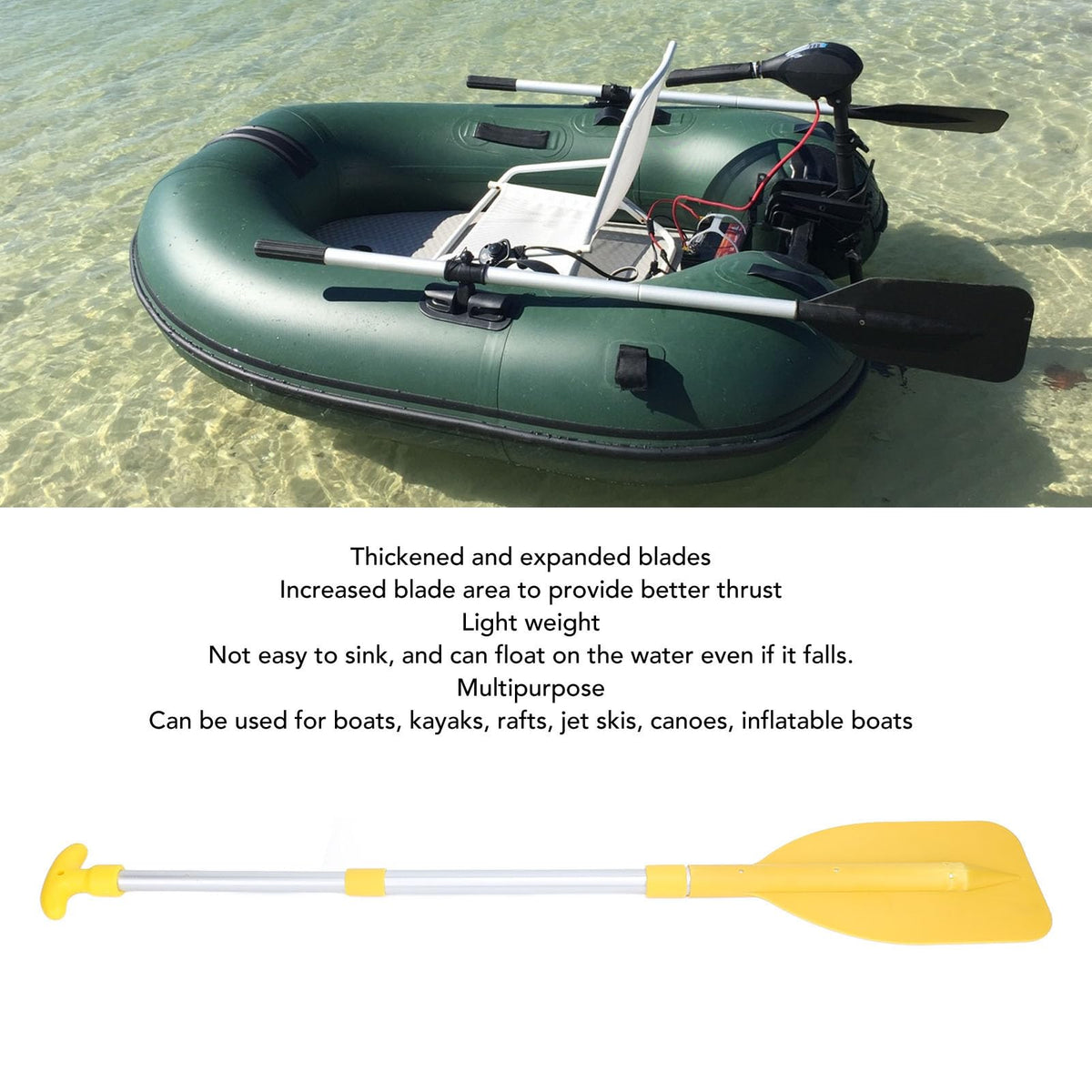 Pack of 2 Telescopic Kayak Paddles Y3432
