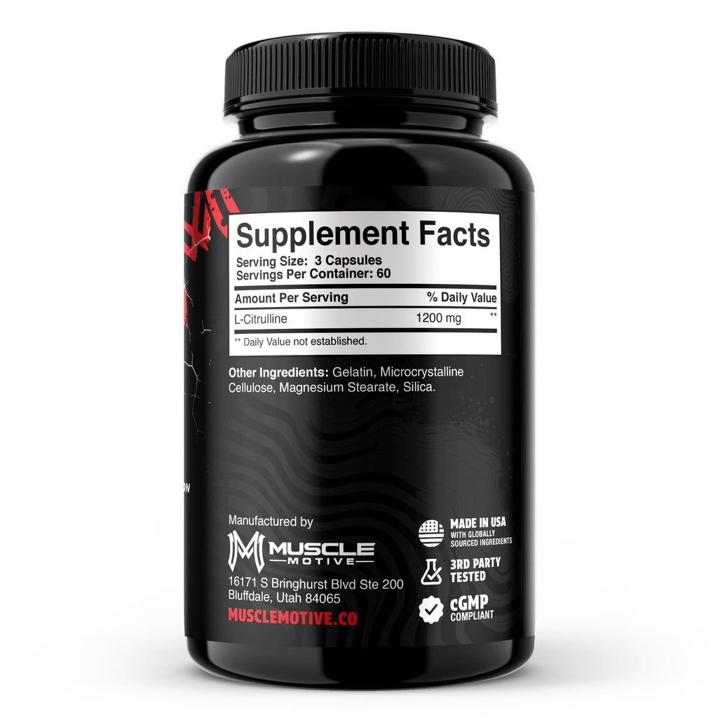 Nitric Oxide Supplement 180 Capsules Y3773