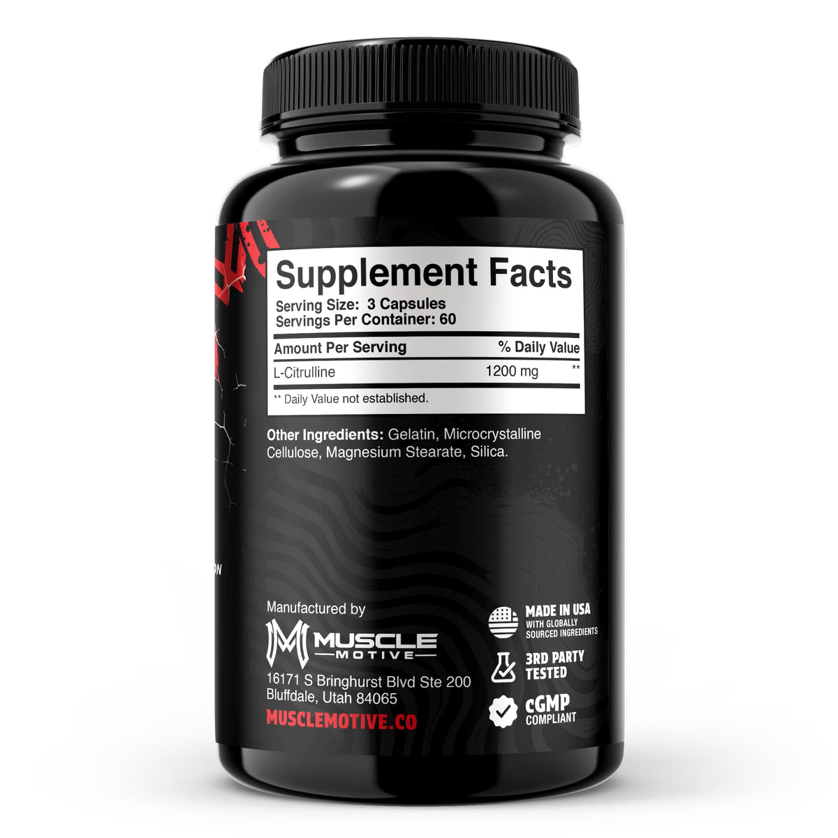 Nitric Oxide Supplement 180 Capsules Y3773