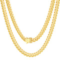 14k Yellow Gold Cuban Link Chain Necklace L17215