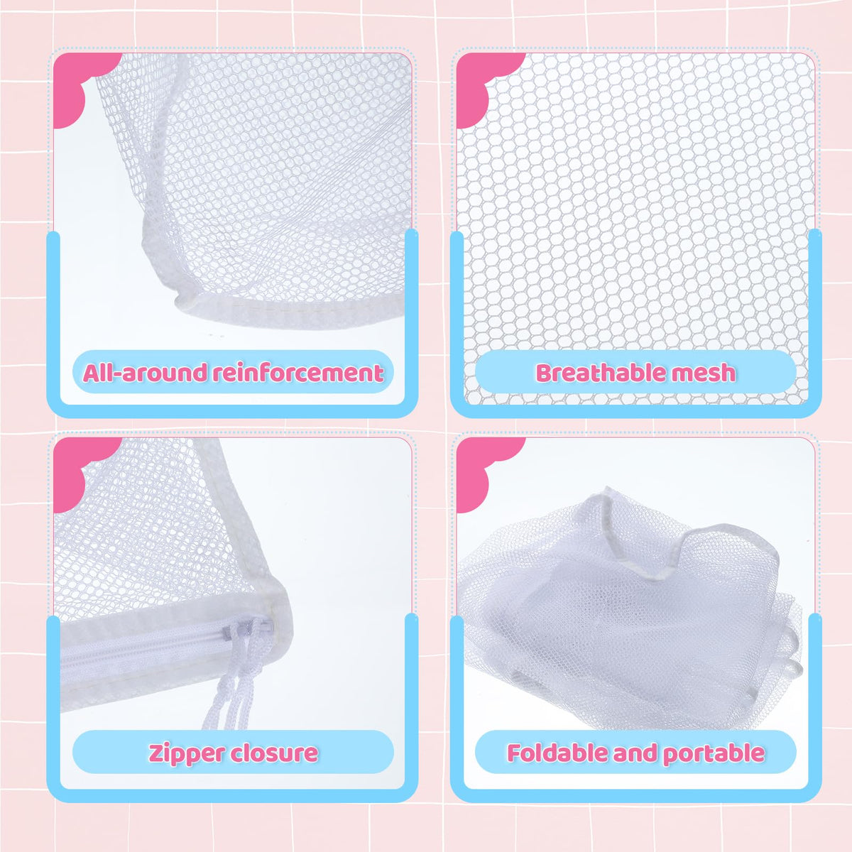 Reusable Storage Mesh Bag U252569