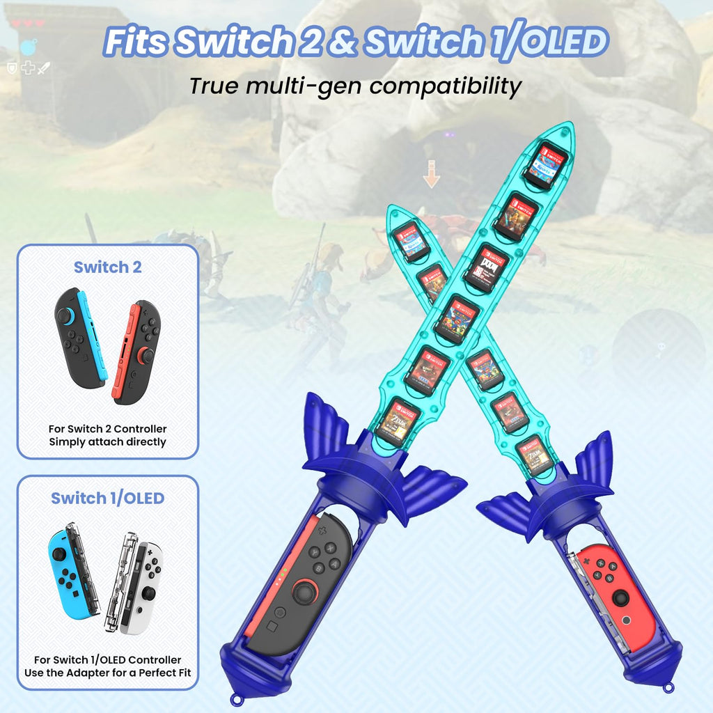 Switch Grip with 12 Game Card Holder E199440
