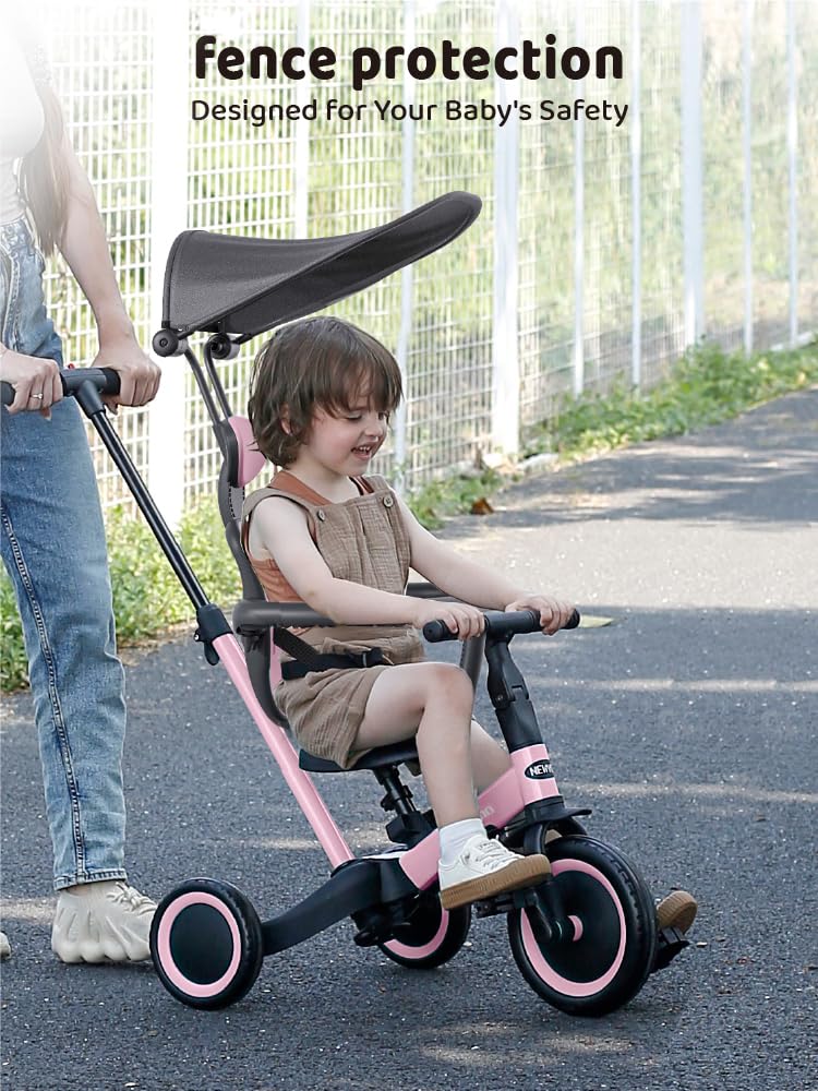 6-in-1 Tricycle for Toddlers 1-3 Y511