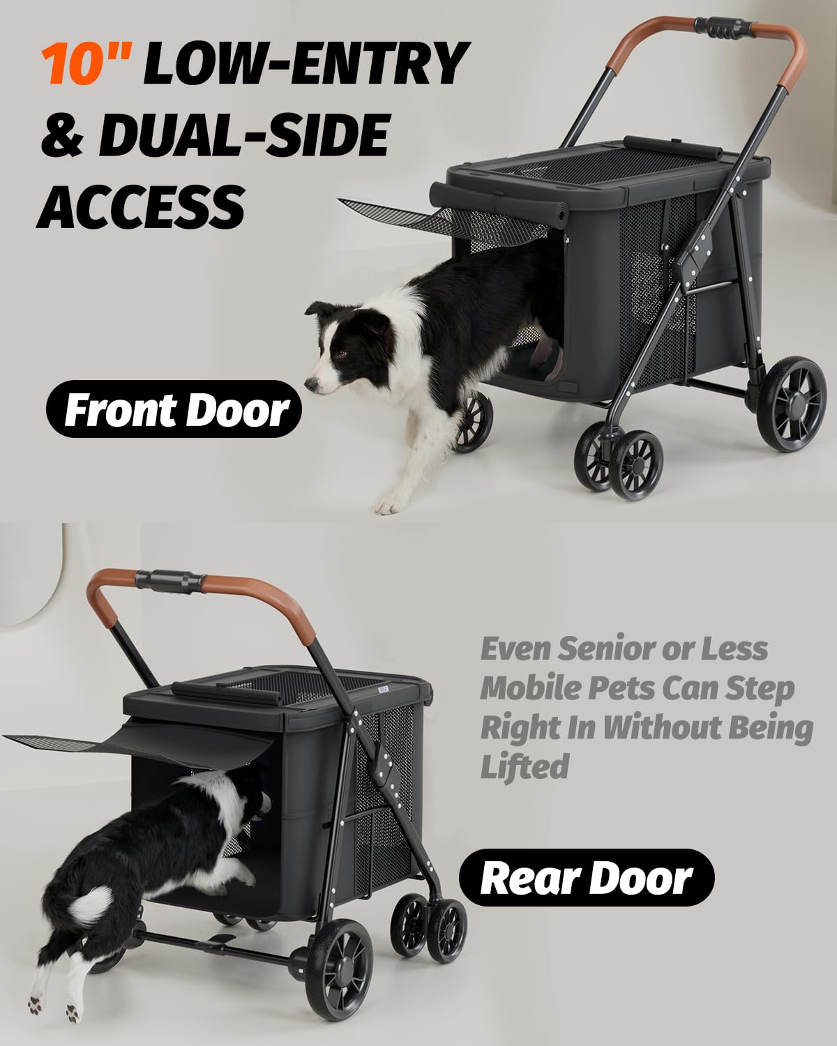 Black Dog Stroller U7295