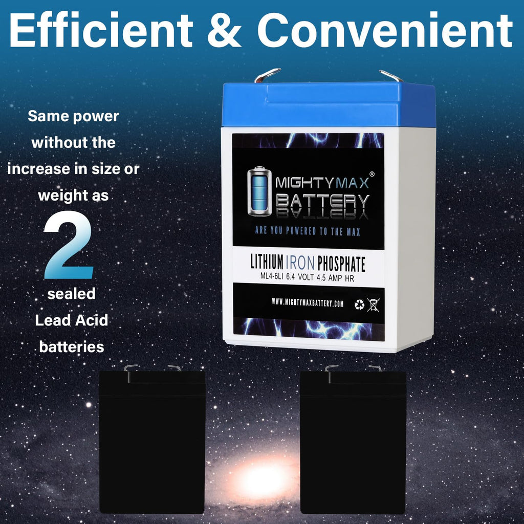 6V 4.5AH Lithium Replacement Battery A65770